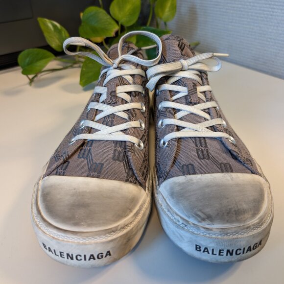 Balenciaga Men's Paris Low Top Sneaker BB Monogram: SIZE 42 - Picture 5 of 7